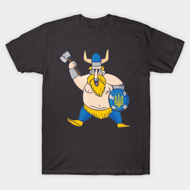 Ukrainian viking warrior T-Shirt by tatadonets